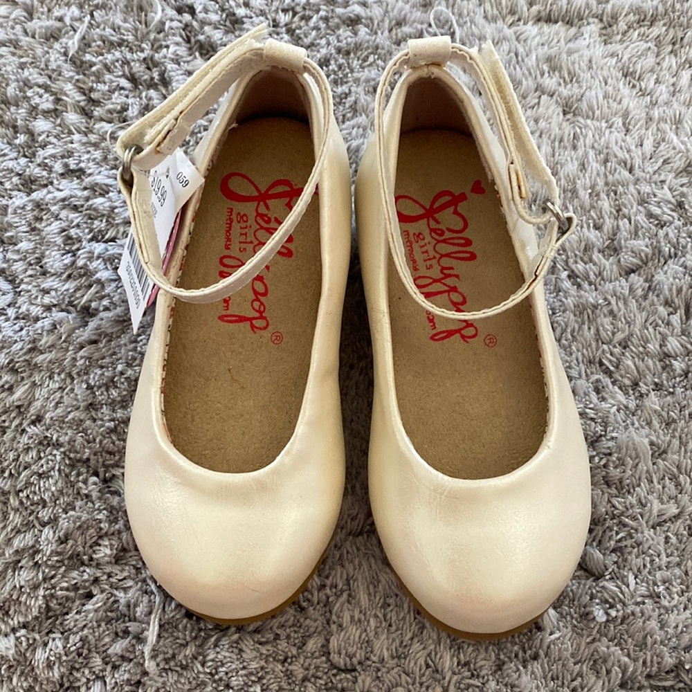 Girls Jellypop shoes - Size 5 - Ivory